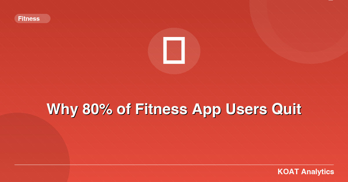 Why 80% of Fitness App Users Quit