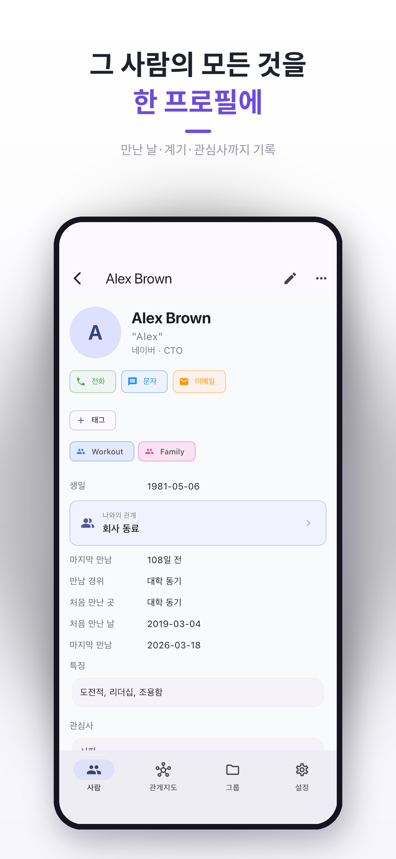 관계 네트워크 지도